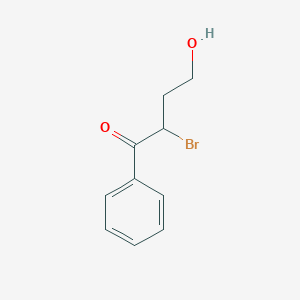 molecular formula C10H11BrO2 B1504656 2-Bromo-4-hydroxybutyrophenone CAS No. 53903-58-5