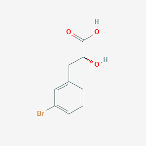 molecular formula C9H9BrO3 B15046574 (R)-3-(3-Bromophenyl)-2-hydroxypropionic Acid 