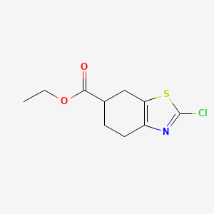 2-Chloro-4,5,6,7-tetrahydro-benzothiazole-6-carboxylic acid ethyl ester