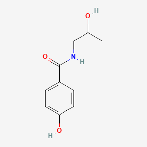 molecular formula C10H13NO3 B15046604 4-hydroxy-N-(2-hydroxypropyl)benzamide 