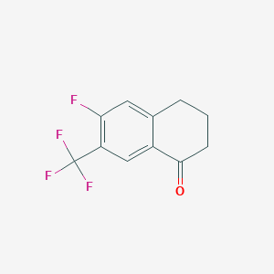 6-Fluoro-7-(trifluoromethyl)-3,4-dihydronaphthalen-1(2h)-one