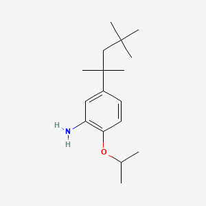 molecular formula C17H29NO B1504661 2-Isopropoxy-5-(1,1,3,3-tetramethylbutyl)aniline CAS No. 6388-33-6