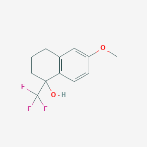 1-Hydroxy-6-methoxy-1-(trifluoromethyl)-1,2,3,4-tetrahydronaphthalene