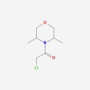 2-Chloro-1-(3,5-dimethylmorpholin-4-yl)ethan-1-one