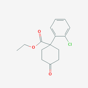 Ethyl 1-(2-Chlorophenyl)-4-oxocyclohexanecarboxylate