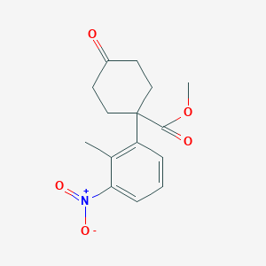 Methyl 1-(2-Methyl-3-nitrophenyl)-4-oxocyclohexanecarboxylate