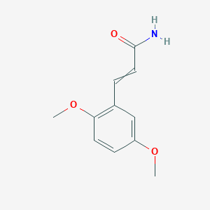 molecular formula C11H13NO3 B1504667 3-(2,5-Dimethoxyphenyl)prop-2-enamide CAS No. 849061-96-7