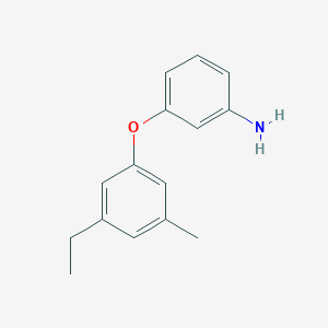 molecular formula C15H17NO B1504668 3-(3-Ethyl-5-methyl-phenoxy)-phenylamine CAS No. 887579-85-3