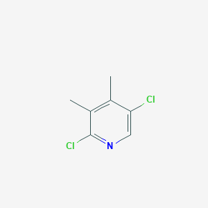 molecular formula C7H7Cl2N B15046688 2,5-Dichloro-3,4-dimethylpyridine 