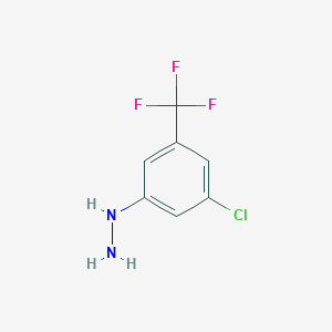 1-(3-Chloro-5-(trifluoromethyl)phenyl)hydrazine