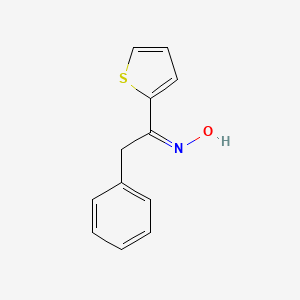 (E)-N-[2-Phenyl-1-(thiophen-2-YL)ethylidene]hydroxylamine