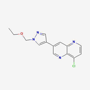 8-Chloro-3-[1-(ethoxymethyl)pyrazol-4-yl]-1,5-naphthyridine