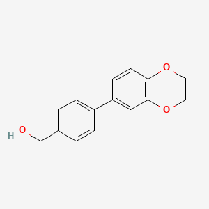 4-(2,3-Dihydrobenzo[1,4]dioxin-6-YL)benzyl alcohol