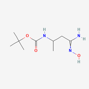 tert-butyl N-(4-amino-4-hydroxyiminobutan-2-yl)carbamate