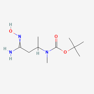 tert-butyl N-(4-amino-4-hydroxyiminobutan-2-yl)-N-methylcarbamate