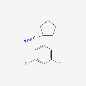 1-(3,5-Difluorophenyl)cyclopentanecarbonitrile