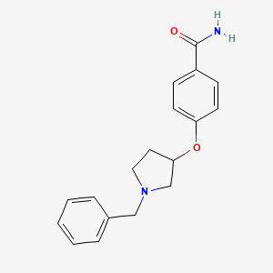 4-(1-Benzylpyrrolidin-3-yloxy)benzamide