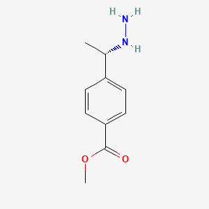 methyl 4-[(1S)-1-hydrazinylethyl]benzoate