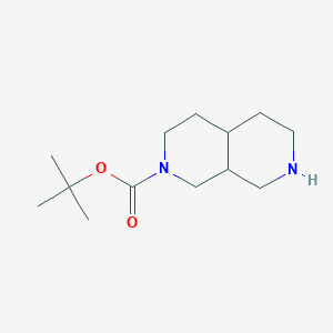 molecular formula C13H24N2O2 B1504692 Tert-butyl octahydro-2,7-naphthyridine-2(1H)-carboxylate CAS No. 885270-18-8
