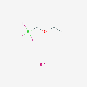 molecular formula C3H7BF3KO- B15046970 (Ethoxymethyl)trifluoroboranuide potassium 