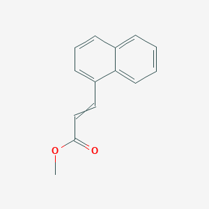 molecular formula C14H12O2 B15047014 Methyl 3-(naphthalen-1-yl)prop-2-enoate 