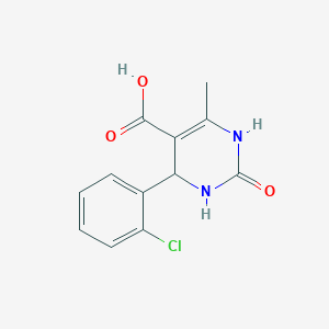 4-(2-Chlorophenyl)-1,2,3,4-tetrahydro-6-methyl-2-oxo-5-pyrimidinecarboxylic acid