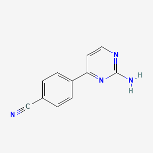 4-(2-Aminopyrimidin-4-yl)benzonitrile