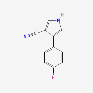 4-(4-Fluorophenyl)-1H-pyrrole-3-carbonitrile