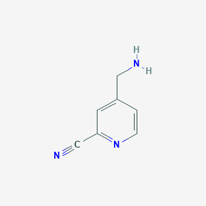 molecular formula C7H7N3 B1504721 4-Aminomethyl-pyridine-2-carbonitrile CAS No. 858362-83-1