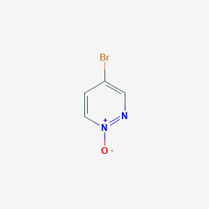 molecular formula C4H3BrN2O B1504722 4-溴吡哒嗪 1-氧化物 CAS No. 5753-63-9