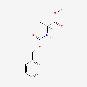 molecular formula C12H15NO4 B15047281 Methyl 2-{[(benzyloxy)carbonyl]amino}propanoate CAS No. 64562-95-4