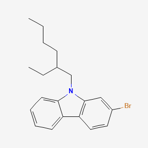 molecular formula C20H24BrN B1504733 2-bromo-9-(2-ethylhexyl)-9H-Carbazole CAS No. 856422-39-4