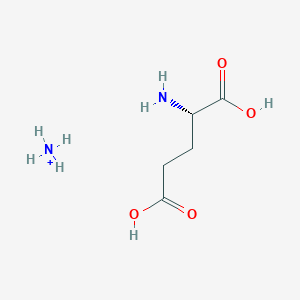 molecular formula C5H13N2O4+ B15047418 ammonium (2S)-2-aminopentanedioic acid 