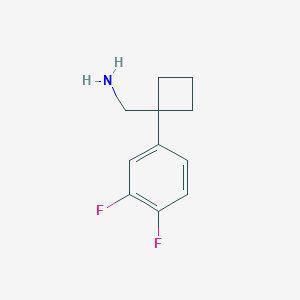 1-(3,4-Difluorophenyl)cyclobutanemethanamine