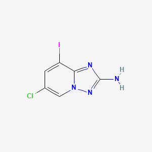 2-Amino-6-chloro-8-iodo-[1,2,4]triazolo[1,5-a]pyridine