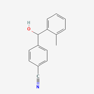 molecular formula C15H13NO B1504754 4-(羟基(邻甲苯基)甲基)苯甲腈 CAS No. 944517-45-7