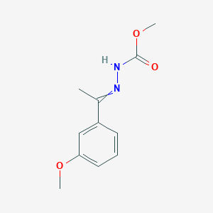 N'-[1-(3-methoxyphenyl)ethylidene]methoxycarbohydrazide