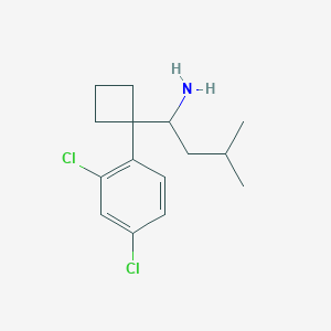 1-[1-(2,4-Dichlorophenyl)cyclobutyl]-3-methyl-1-butylamine