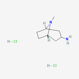 molecular formula C8H18Cl2N2 B1504758 8-Methyl-8-aza-bicyclo[3.2.1]octan-3-amine dihydrochloride 