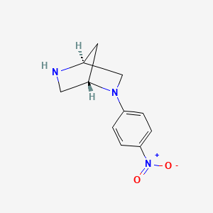 (1S,4S)-2-(4-nitrophenyl)-2,5-diazabicyclo[2.2.1]heptane