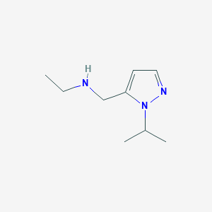 N-{[1-(propan-2-yl)-1H-pyrazol-5-yl]methyl}ethanamine