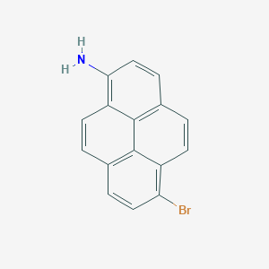 molecular formula C16H10BrN B1504761 6-溴并芘-1-胺 CAS No. 42882-08-6