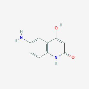 6-Amino-4-hydroxyquinolin-2(1H)-one