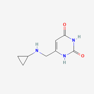 6-[(cyclopropylamino)methyl]-1H-pyrimidine-2,4-dione