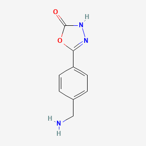 5-(4-(aminomethyl)phenyl)-1,3,4-oxadiazol-2(3H)-one