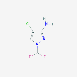 4-Chloro-1-(difluoromethyl)-1H-pyrazol-3-amine