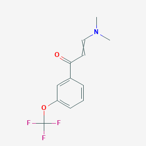 3-(Dimethylamino)-1-[3-(trifluoromethoxy)-phenyl]prop-2-en-1-one