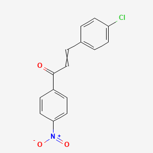 3-(4-Chlorophenyl)-1-(4-nitrophenyl)-2-propen-1-one