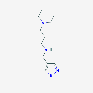 [3-(diethylamino)propyl][(1-methyl-1H-pyrazol-4-yl)methyl]amine