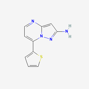 7-(Thiophen-2-yl)pyrazolo[1,5-a]pyrimidin-2-amine